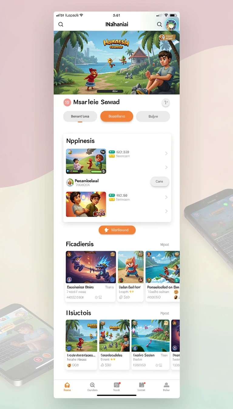 Beragam pilihan permainan menarik dalam aplikasi Download monte77 APK untuk Android.